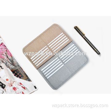 2017 New Arrival Hot Selling Unisex RFID OEM Denim Long Wallet Jean Card Holder Travel Wallet Travel Ticket Wallets Change Purse